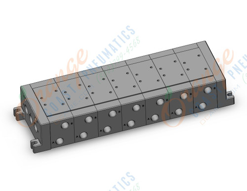 SMC VV727-03RT-04BT mfld, iso size 2, VV7* MANIFOLD ISO SERIES
