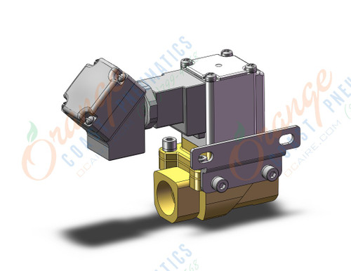 SMC VXZ240FPBXB valve, media, VXD/VXZ 2-WAY MEDIA VALVE