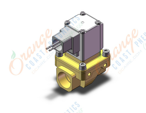 SMC VXZ252HUG nc valve, 3/4 npt,size5, VXD/VXZ 2-WAY MEDIA VALVE