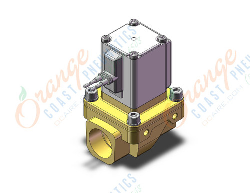 SMC VXZ252HZ1BB valve, media, VXD/VXZ 2-WAY MEDIA VALVE