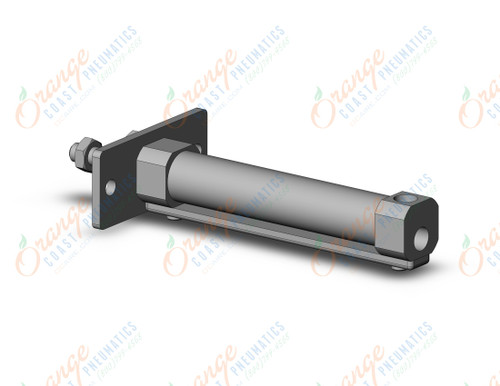 SMC CDM2F20P-75 cyl, rnd body, dbl act, CM2/CM3 ROUND BODY CYLINDER