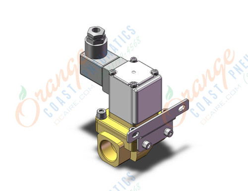 SMC VXZ253HGAXBA solenoid valve, (n.c.), VXD/VXZ 2-WAY MEDIA VALVE