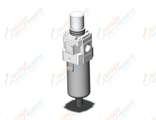 SMC AW40K-04CE-2-B filter regulator, AW MASS PRO