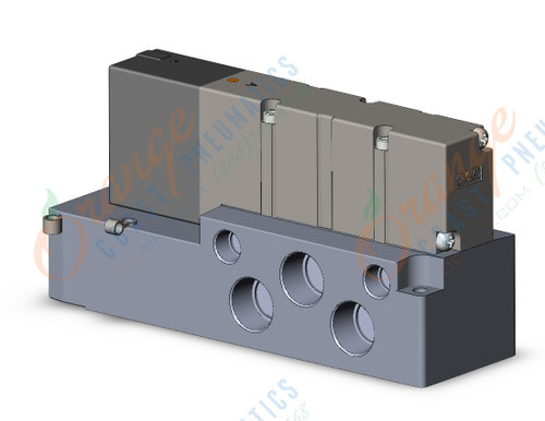 SMC VQC4101-51-03T valve, plug-in, rubber seal, VQC4000 SOLENOID VALVE, 5-PORT
