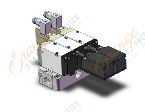 SMC VP544-5DZ1-03-X555 valve, sol, VP3/5/7 SOL VALVE 3-PORT