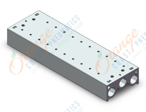 SMC 53-SS5Y5-20-10-00N "manifold, 4/5 PORT SOLENOID VALVE