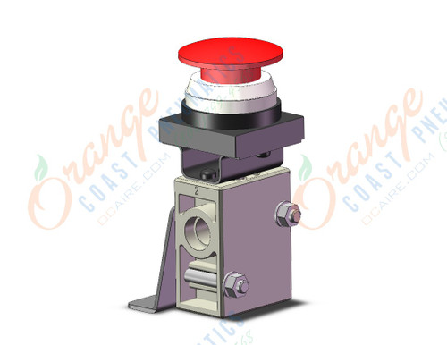 SMC VM220-N02-30RA-B 2/3 port mechanical valve, MECHANICAL VALVE
