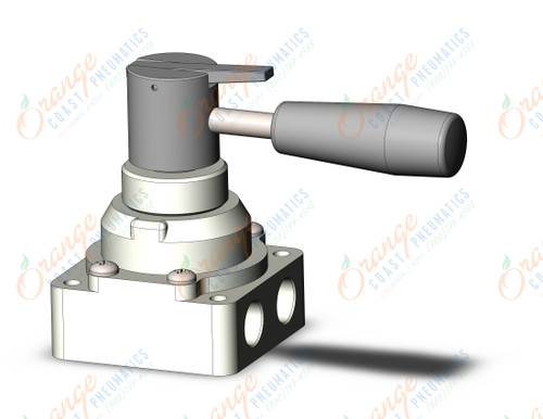 SMC VH200-02-X256 hand valve with lock mechanism, MECHANICAL VALVE