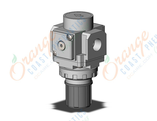 SMC AR25-F02H-NR-B regulator, REGULATOR, MODULAR F.R.L.