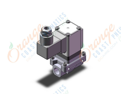 SMC VXZ2A2CZ2CL pilot op 2 port solenoid valve, (n.o.), 2 PORT VALVE