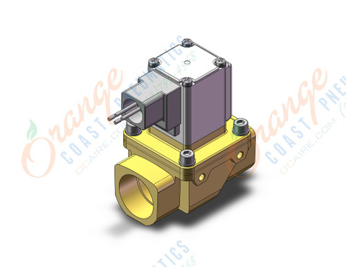 SMC VXZ262KWB pilot op 2 port solenoid valve, (n.c.), 2 PORT VALVE