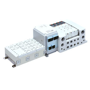 SMC EX245-EA2-1 end plate with bracket, SERIAL TRANSMISSION SYSTEM