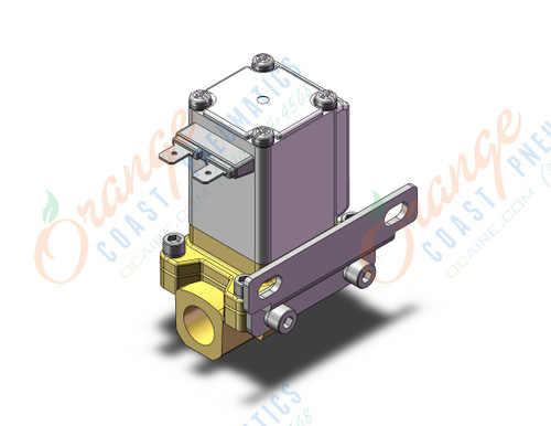 SMC VXZ232AYBXB pilot op 2 port solenoid valve, (n.c.), 2 PORT VALVE