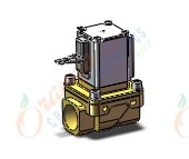 SMC VXZ250HBG pilot op 2 port solenoid valve, (n.c.), 2 PORT VALVE