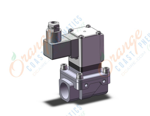 SMC VXZ2C0JZ1FB pilot op 2 port solenoid valve, (n.o.), 2 PORT VALVE