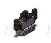 SMC VFR5210-3DZ-B03N valve 2pos/dbl, non plug-in, 4/5 PORT SOLENOID VALVE