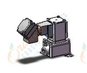 SMC VXZ230CM pilot op 2 port solenoid valve, (n.c.), 2 PORT VALVE