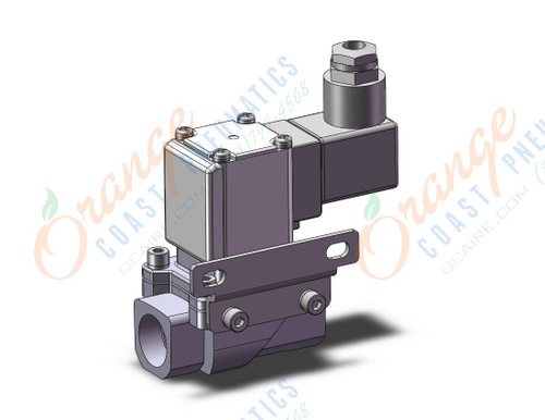 SMC VXZ240GGBXBB pilot op 2 port solenoid valve, (n.c.), 2 PORT VALVE