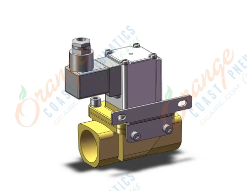 SMC VXZ260KZ2BXB pilot op 2 port solenoid valve, (n.c.), 2 PORT VALVE
