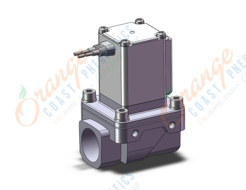 SMC VXZ250JAB pilot op 2 port solenoid valve, (n.c.), 2 PORT VALVE