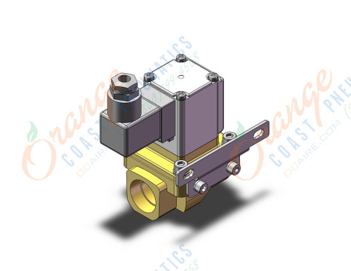 SMC VXZ252HZ2ACXB pilot op 2 port solenoid valve, (n.c.), 2 PORT VALVE