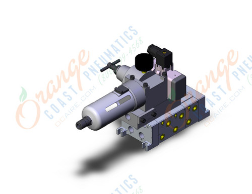 SMC VV713-03YT-A03BT3 iso standard manifold, 4/5 PORT SOLENOID VALVE