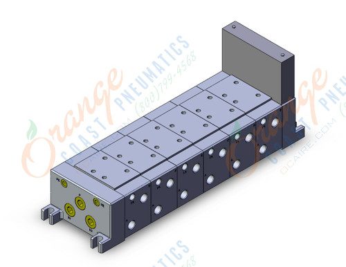 SMC VV716-02R-03USB iso standard manifold, 4/5 PORT SOLENOID VALVE