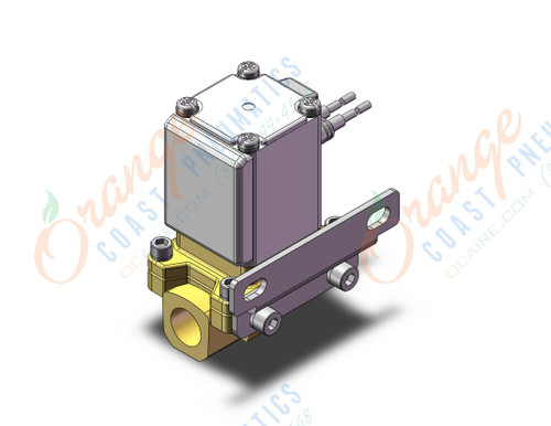 SMC VXZ232ACBXBB pilot op 2 port solenoid valve, (n.c.), 2 PORT VALVE
