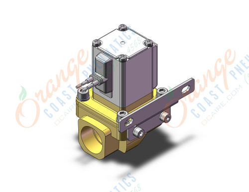 SMC VXZ252HCBXB pilot op 2 port solenoid valve, (n.c.), 2 PORT VALVE