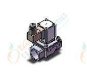 SMC VXZ263LZ2C pilot op 2 port solenoid valve, (n.c.), 2 PORT VALVE