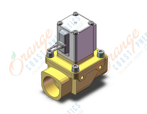 SMC VXZ263KC pilot op 2 port solenoid valve, (n.c.), 2 PORT VALVE