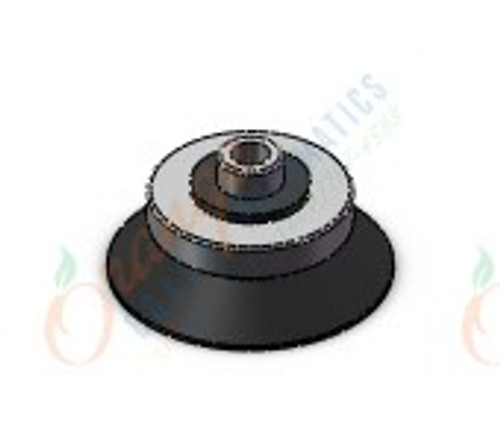 SMC ZP3E-T40UMN-A10 vertical vacuum inlet w/adapter, VACUUM PAD, ZP, ZP2, ZP3