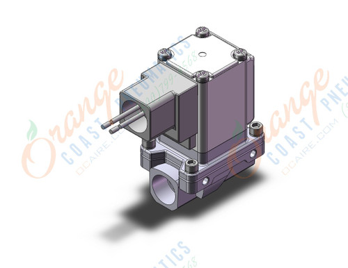SMC VXZ232DUG pilot op 2 port solenoid valve, (n.c.), 2 PORT VALVE