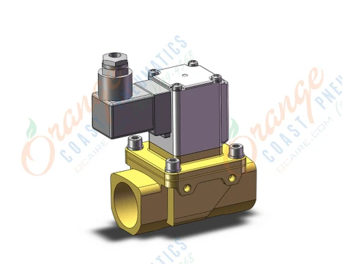 SMC VXZ260KZ1H pilot op 2 port solenoid valve, (n.c.), 2 PORT VALVE