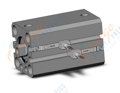 SMC CDQSXB16-25DC-A93V cyl, microspeed, dbl acting, COMPACT CYLINDER