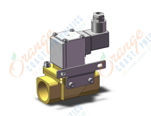 SMC VXZ260KGBXBB pilot op 2 port solenoid valve, (n.c.), 2 PORT VALVE