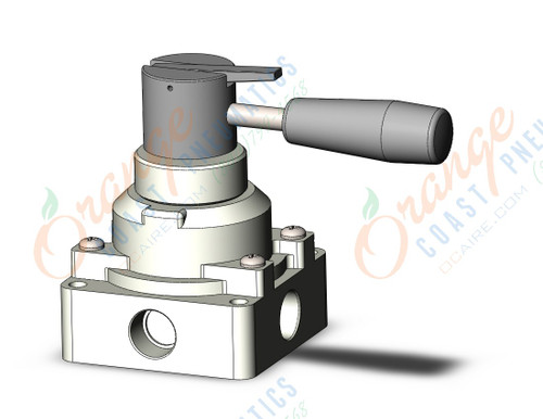 SMC VH300-N03-X256 hand valve, MECHANICAL VALVE
