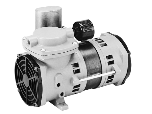 107CCD18 Thomas Oil-less Diaphragm Compressor / Vacuum Pump - Voltage: 220V-230V AC (50/60 Hz)
