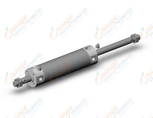 SMC NCGWBA32-0300 cyl air 1 1/4 bore dbl-rod, NCG ROUND BODY CYLINDER