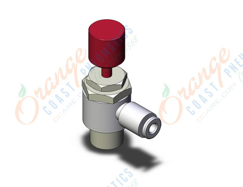 SMC AS2211FE-02-04SK speed cntl w/exhaust, fitting, FLOW CONTROL W/FITTING***