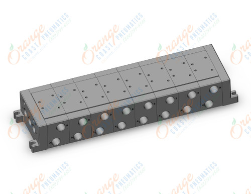 SMC VV728-04R-04B mfld, iso size 2, VV7* MANIFOLD ISO SERIES