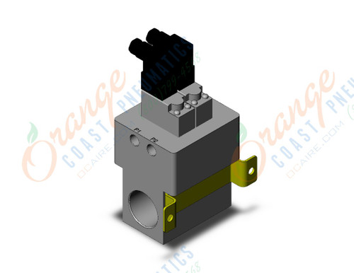 SMC VEX3702-125DZ-B power valve, 3-pos int. pilot, VEX PROPORTIONAL VALVE