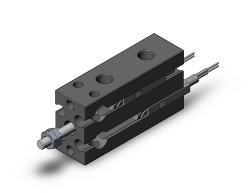 SMC CDU6-10D-A93L cyl, free mt, dbl/act, CU COMPACT CYLINDER