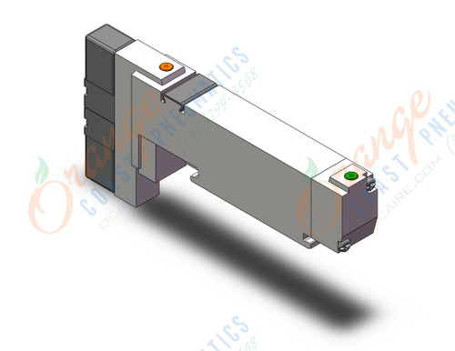 SMC VQ2201-51 valve, sgl sol, plug-in (dc), VQ2 SOL VALVE 4 WAY***