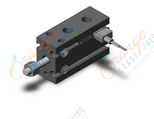 SMC CDU10-5D-M9BWVLS cyl, free mt, dbl/act, CU COMPACT CYLINDER