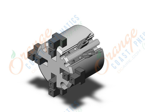SMC MHS4-25D-M9BVZ gripper, 4-finger, MHS3 GRIPPER, 3-FINGER