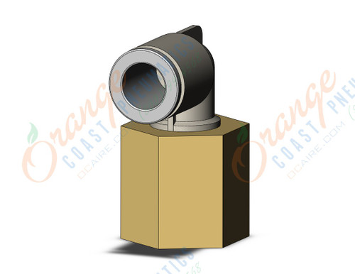 SMC KQ2LF08-03A fitting, female elbow, KQ2 FITTING (sold in packages of 10; price is per piece)