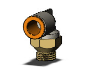 SMC KQ2L11-U02A fitting, male elbow, KQ2(UNI) ONE TOUCH UNIFIT (sold in packages of 10; price is per piece)