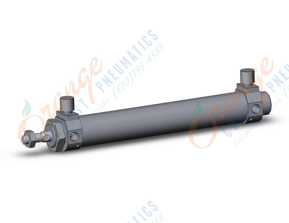 SMC CDBM2B32-150A-WL cyl, round body, end lock, air, CM2/CM3 ROUND BODY CYLINDER