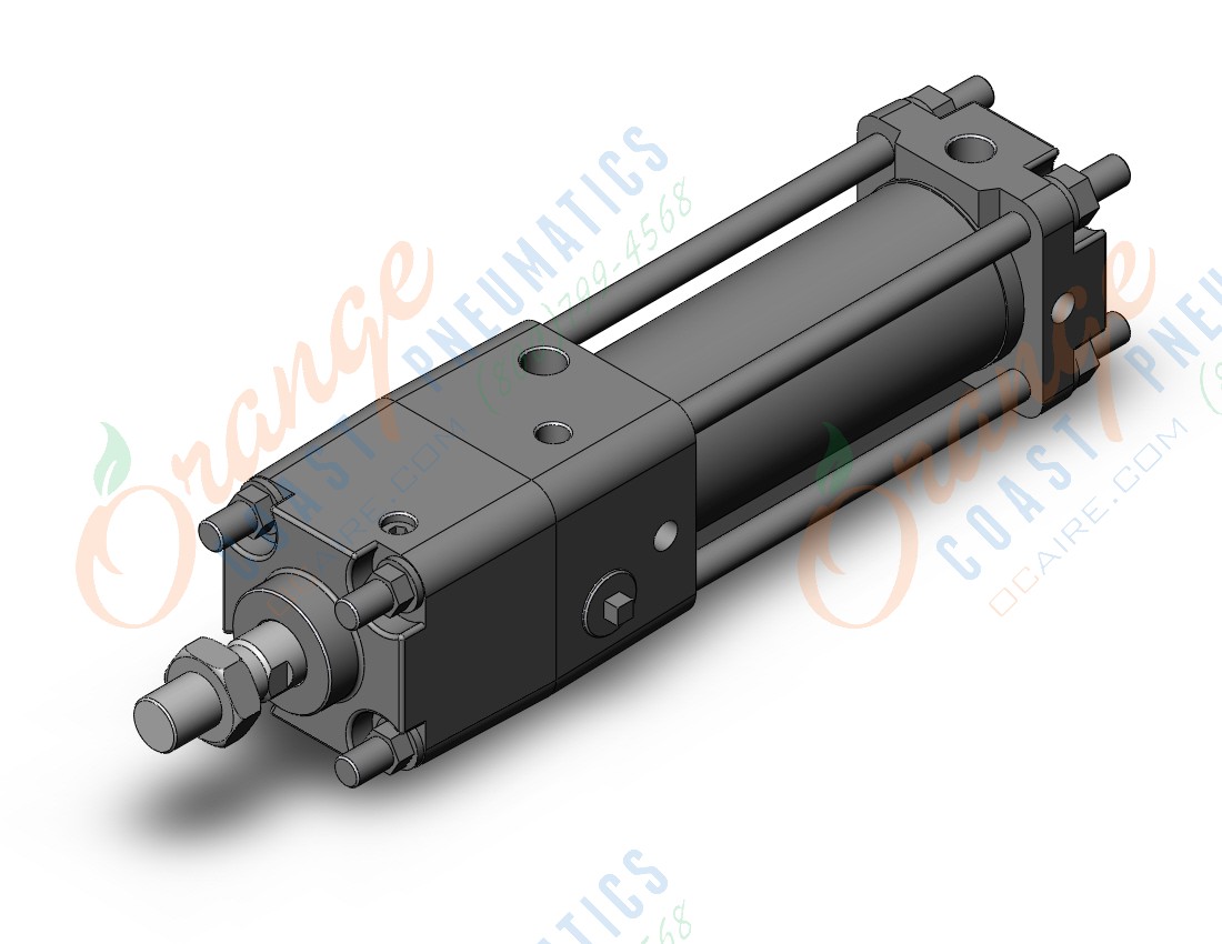 SMC CDNA2B40-75-D cyl, tie rod, power lock, a/s, CNA/CNA2 POWER LOCK CYLINDER